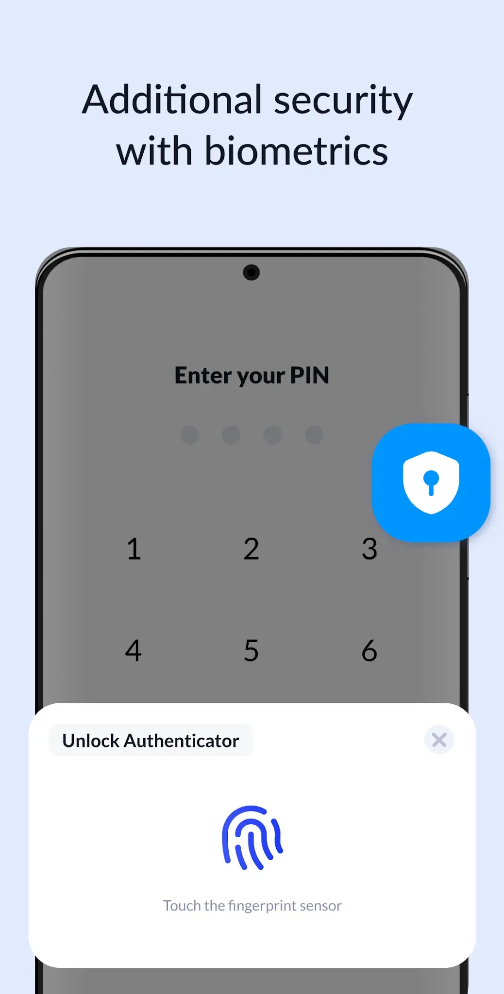 لقطة شاشة تطبيق المصادقة - SafeAuth %د