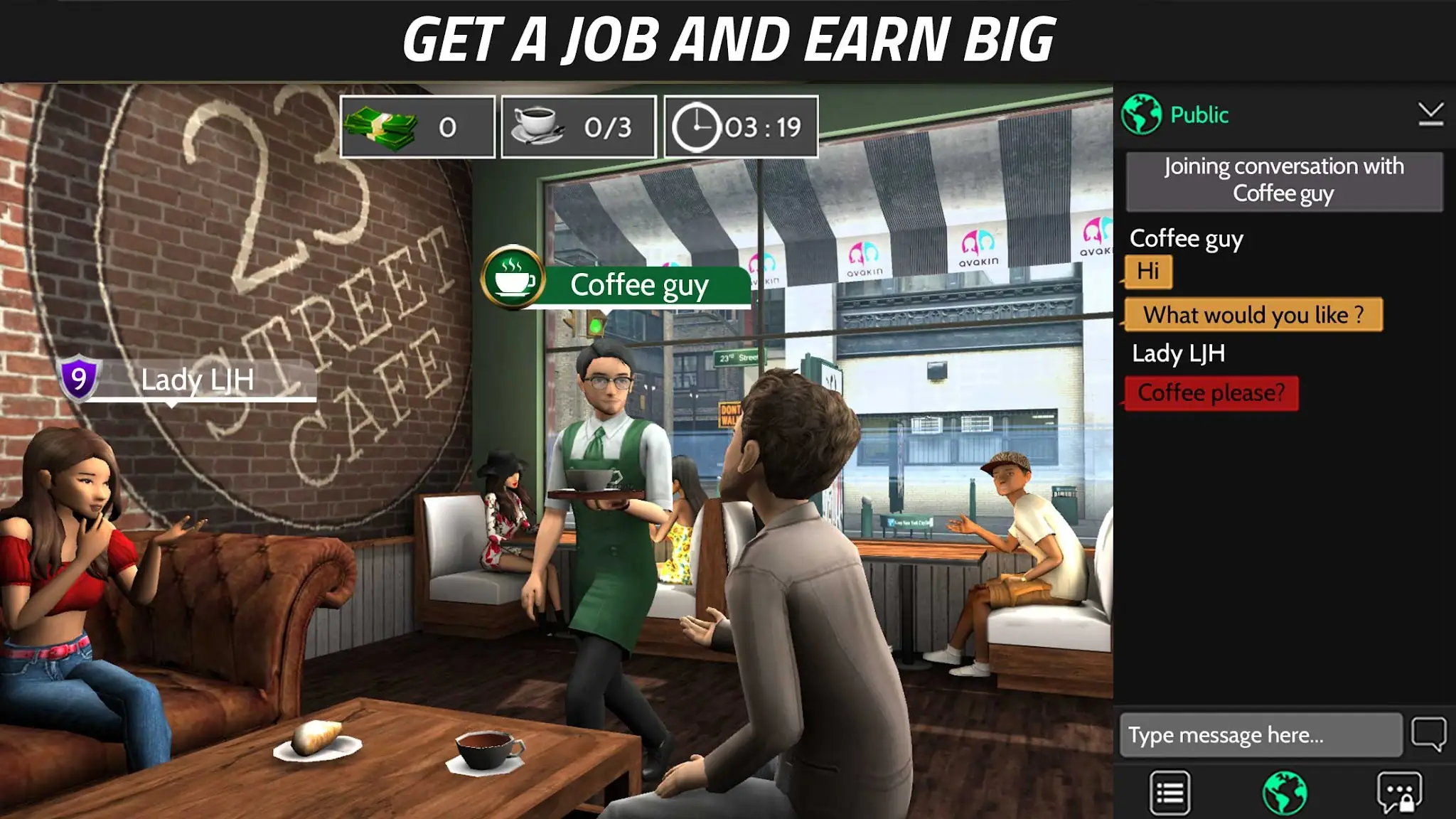 스크린샷 Avakin Life 1