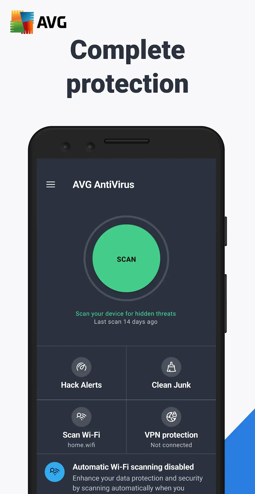 Screenshot AVG Security & Virus Cleaner 1