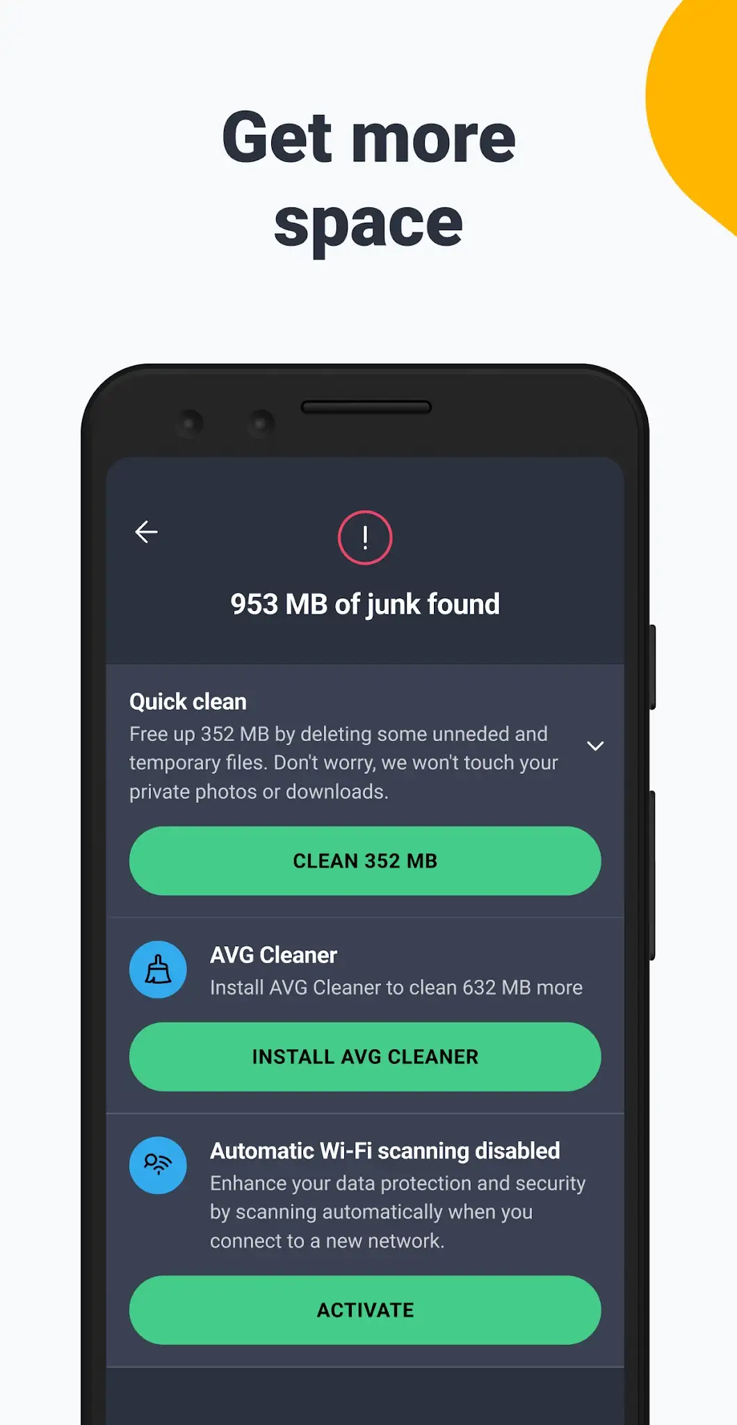 Screenshot AVG Security & Virus Cleaner 4