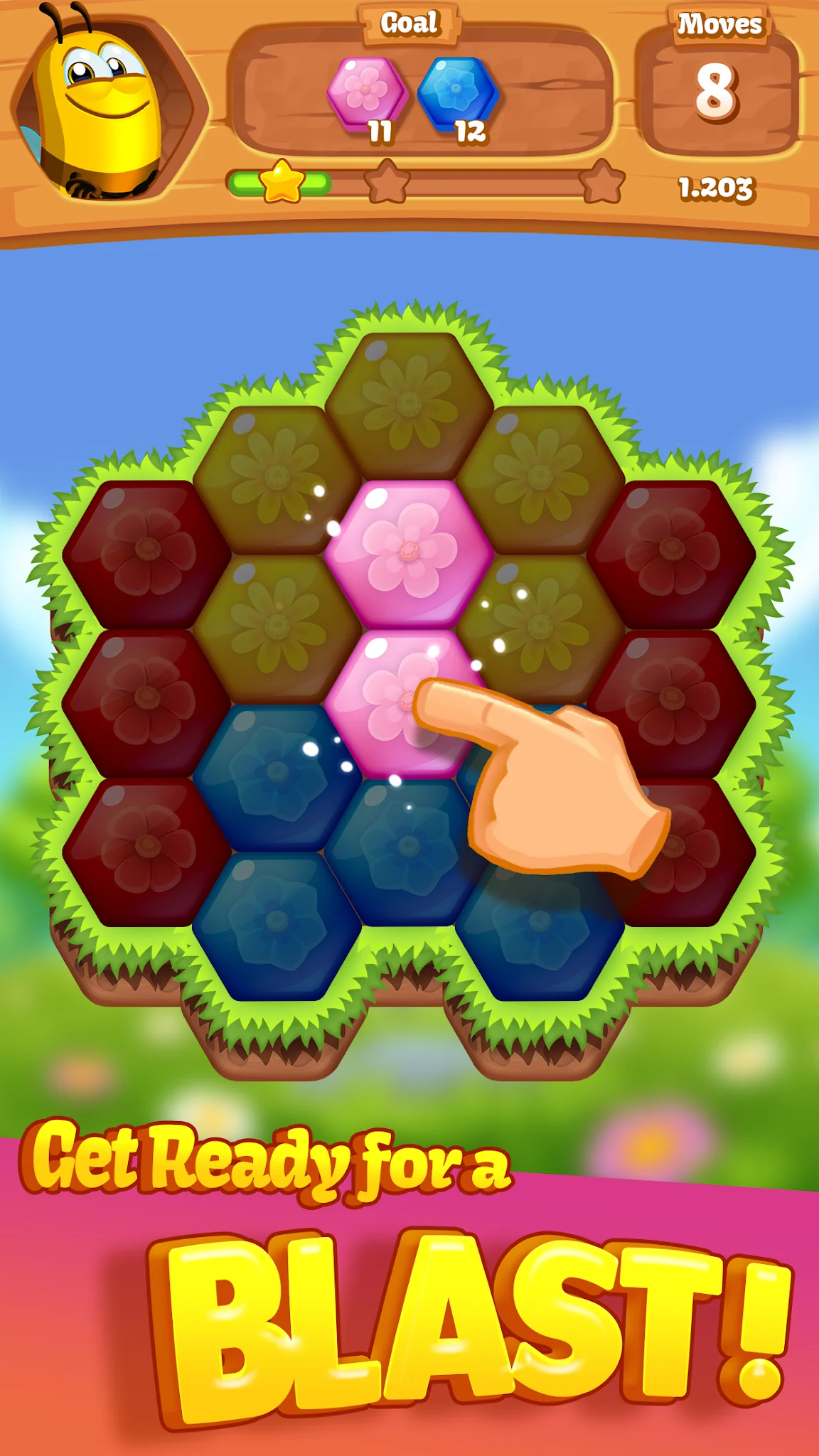 截图 Bee Brilliant Blast 1