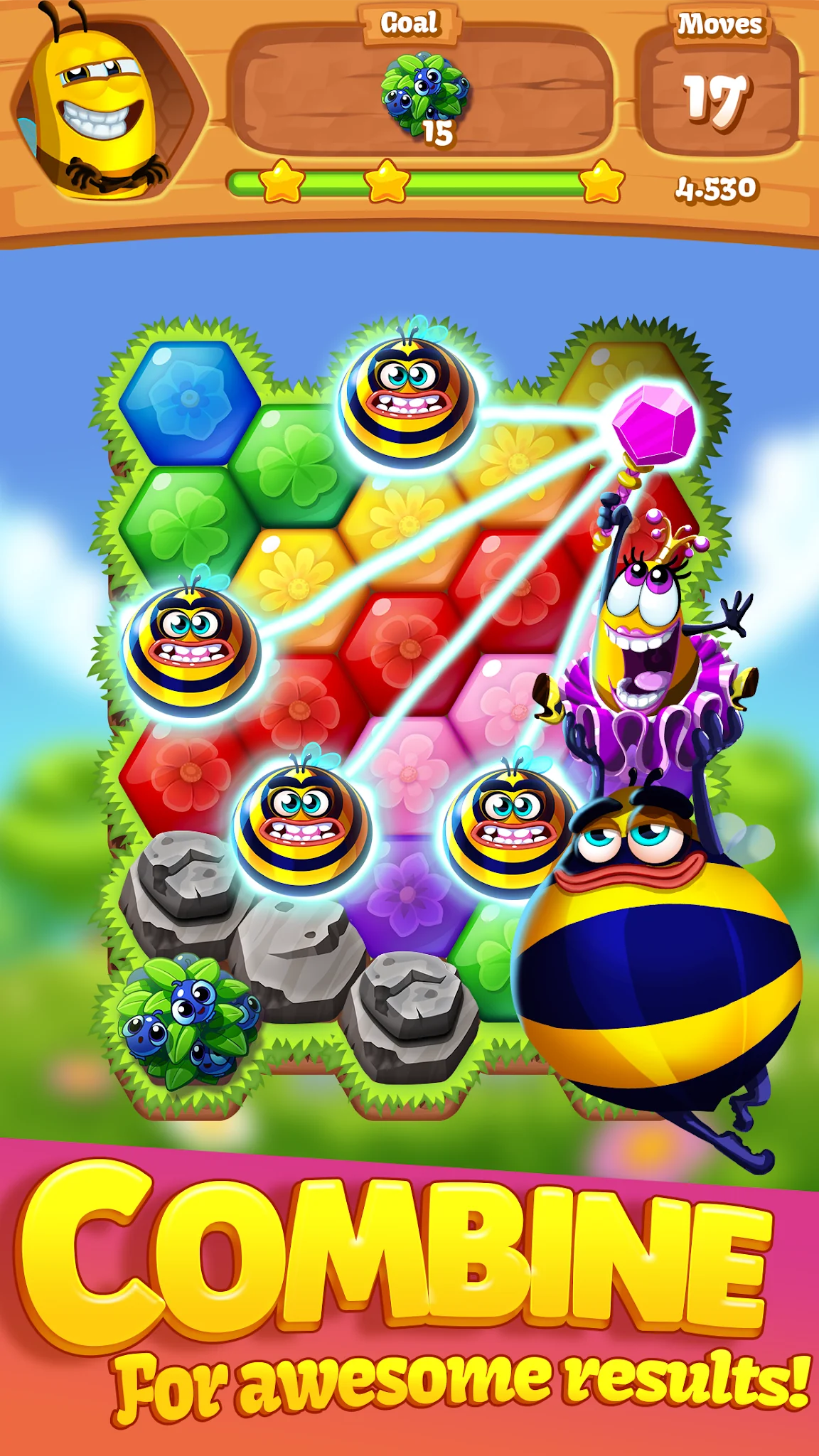 截图 Bee Brilliant Blast 3