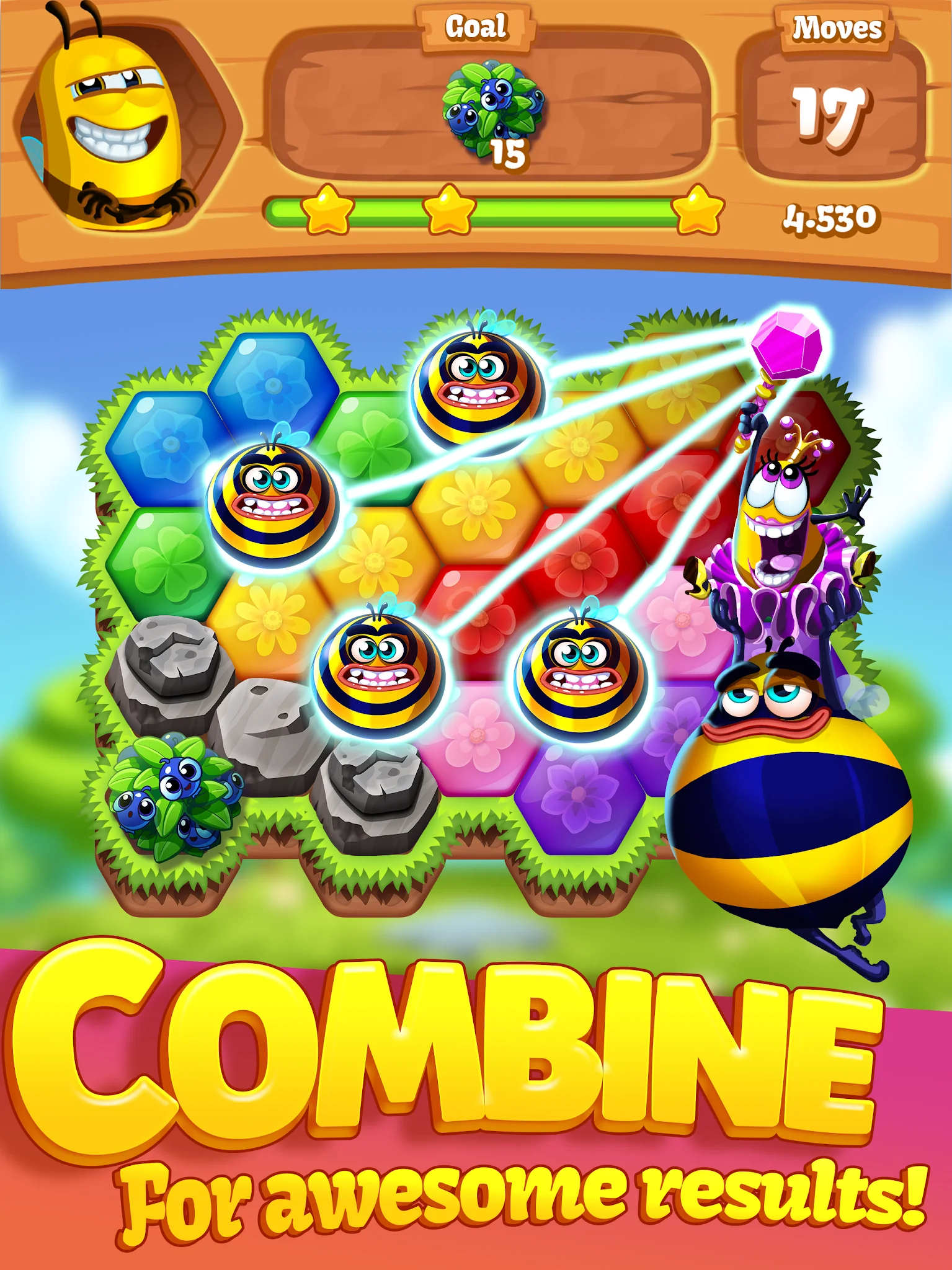 截图 Bee Brilliant Blast 8