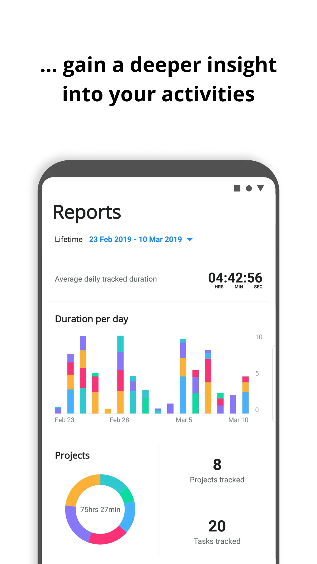 Capture d'écran Boosted Time Tracker 7