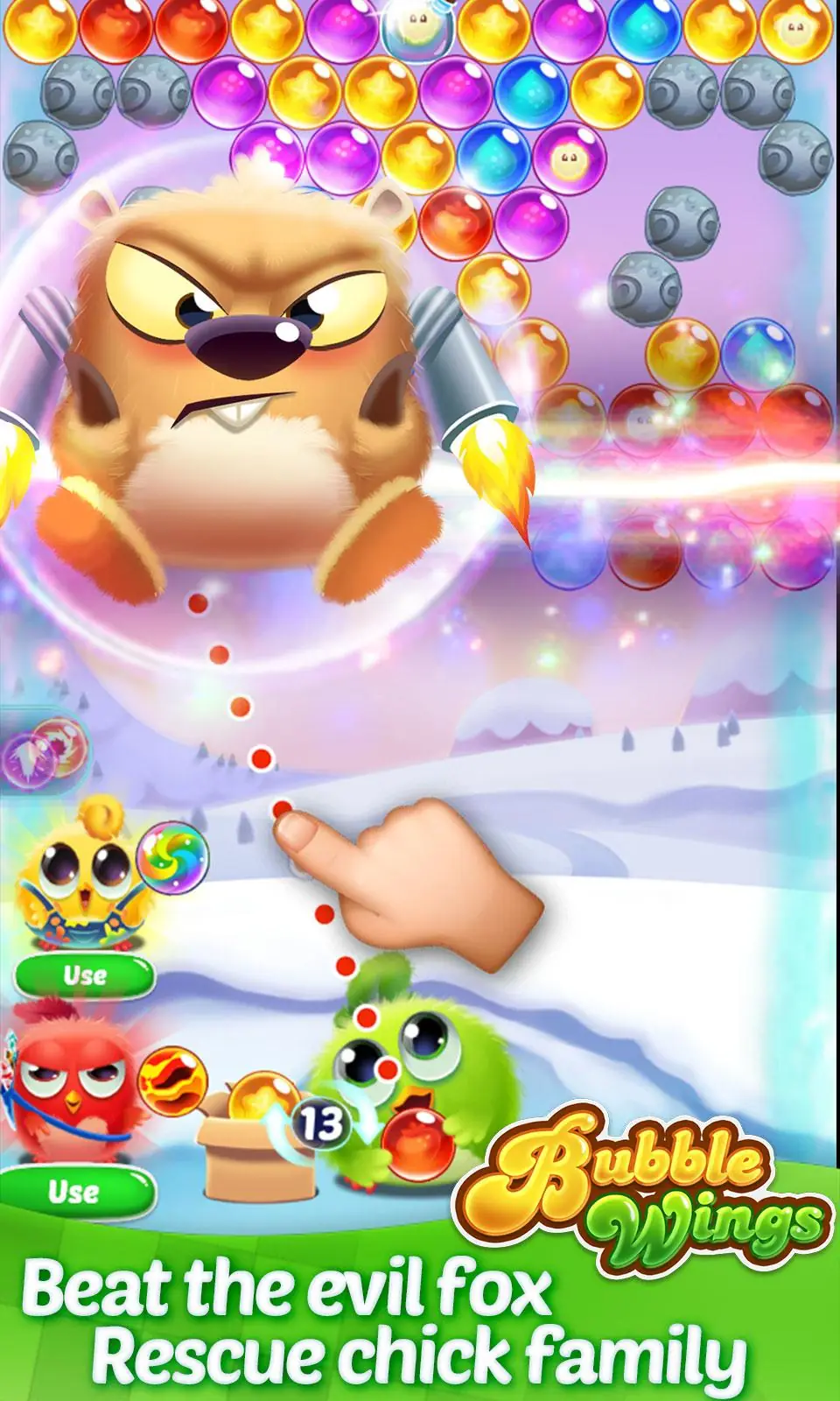 Ekran Görüntüsü Bubble Wings 2