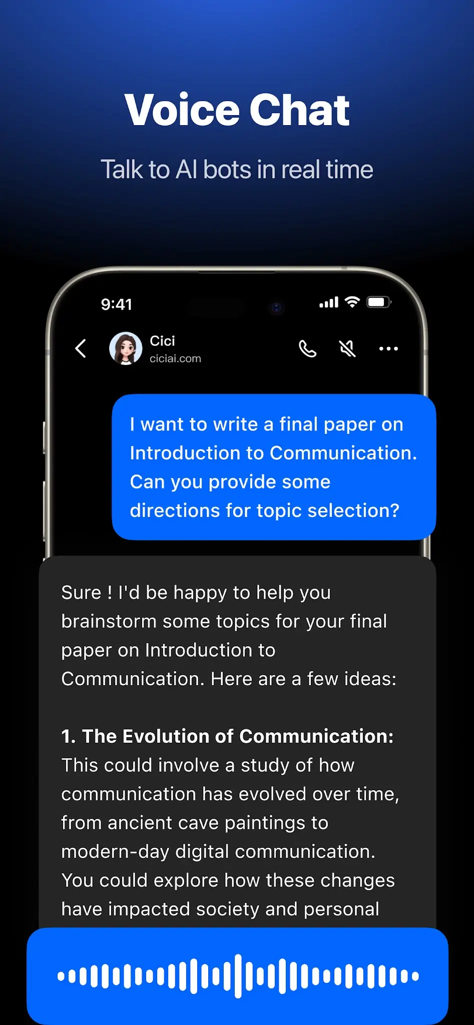 Ekran Görüntüsü Cici: Smart AI assistant 8
