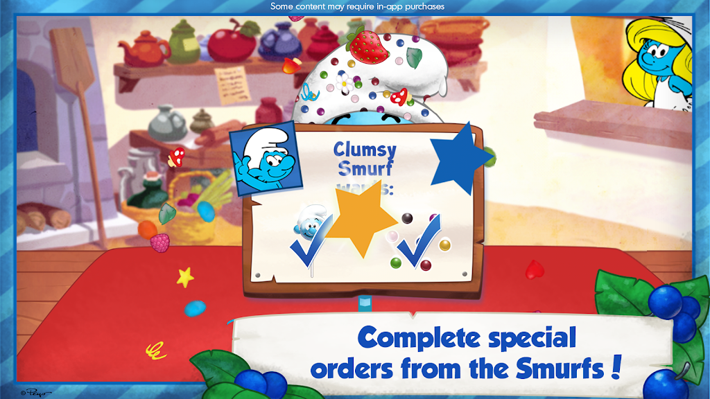 Capture d'écran The Smurfs Bakery 4