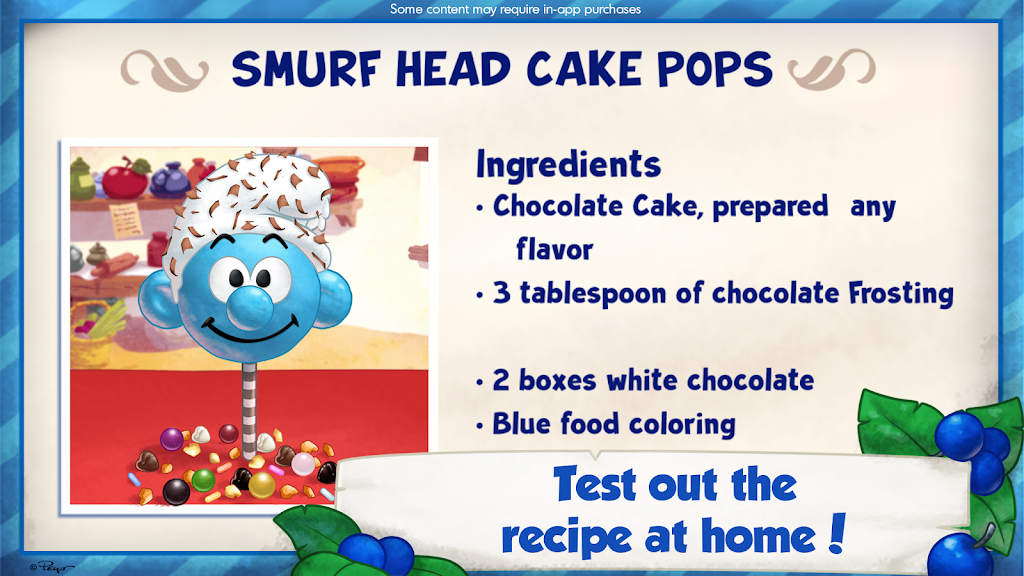 Capture d'écran The Smurfs Bakery 5