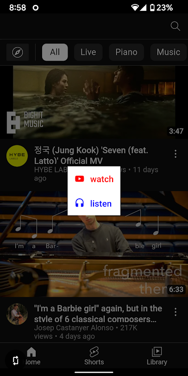 Schermata MusicTube 1