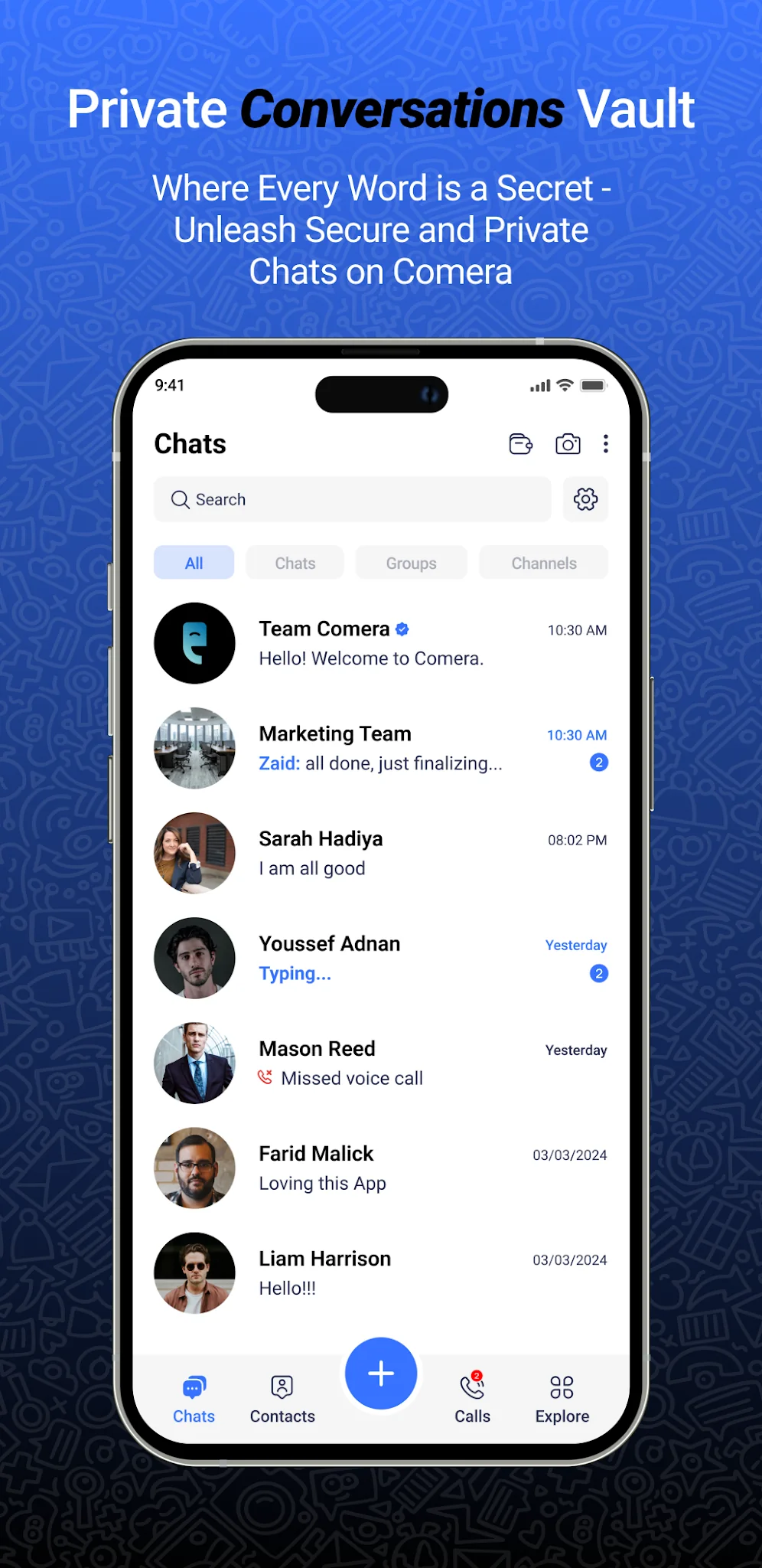 Screenshot Comera - Video Calls & Chat 1
