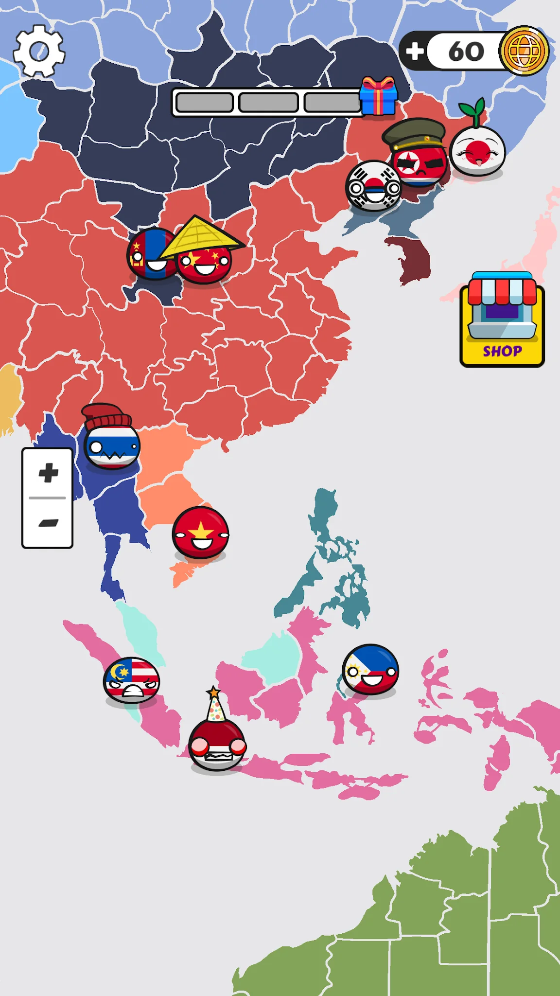 ภาพหน้าจอ Country Balls: World War 2
