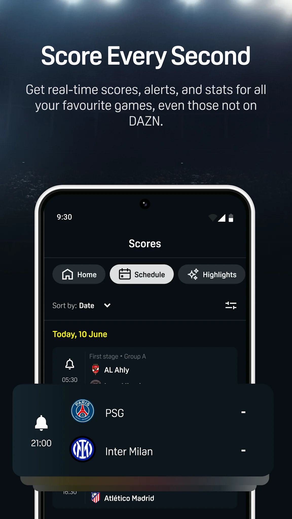 DAZN - Watch Live Sports képernyőkép 6