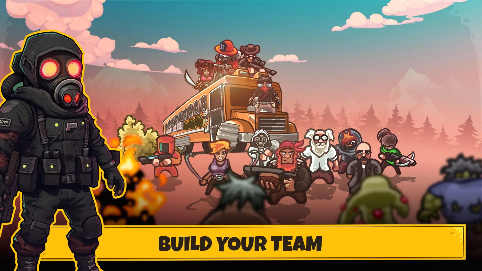 Ảnh chụp màn hình Dead World Heroes: Zombie Rush 1