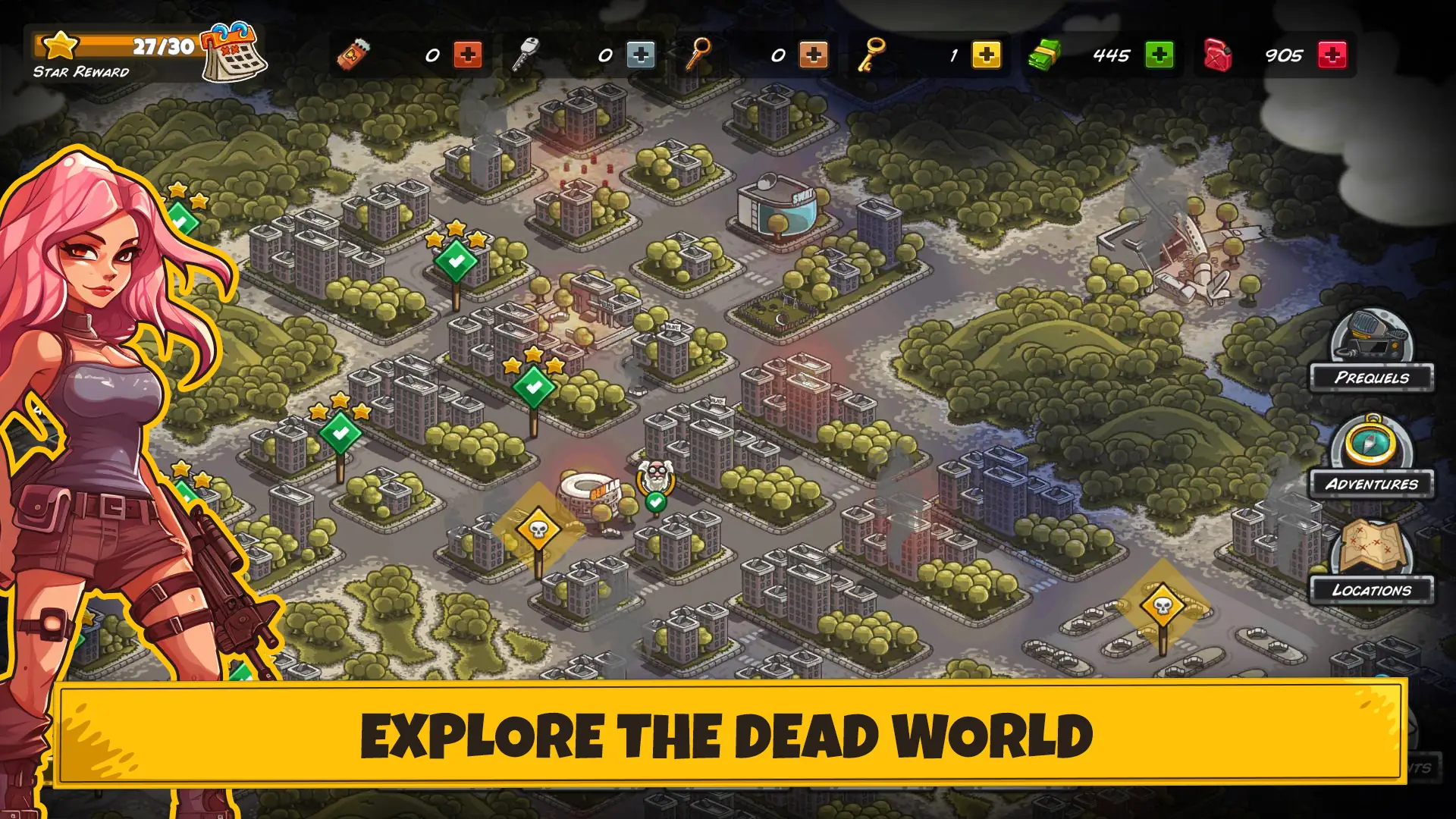 Ảnh chụp màn hình Dead World Heroes: Zombie Rush 4