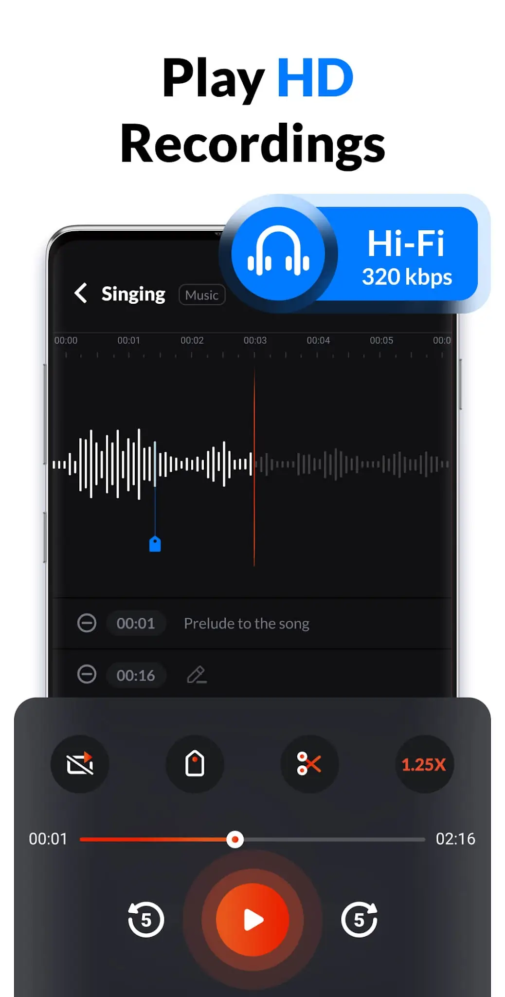 Captură de ecran Voice Recorder & Voice Memos 5