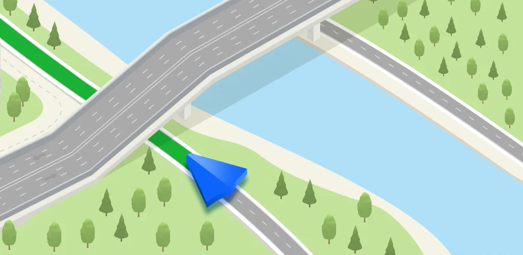 2GIS: Offline map & navigation application cover art for Android