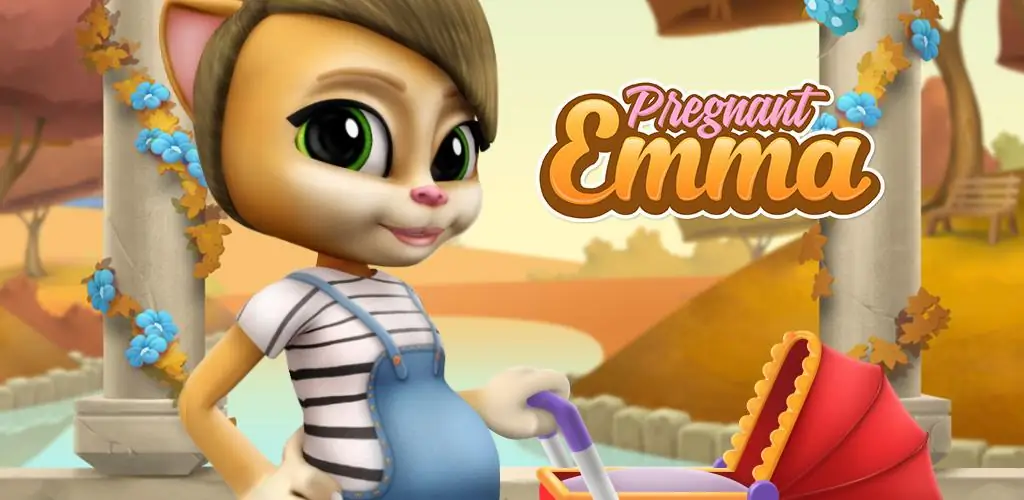 Беременная Кошка Эмма игра обложка для Android