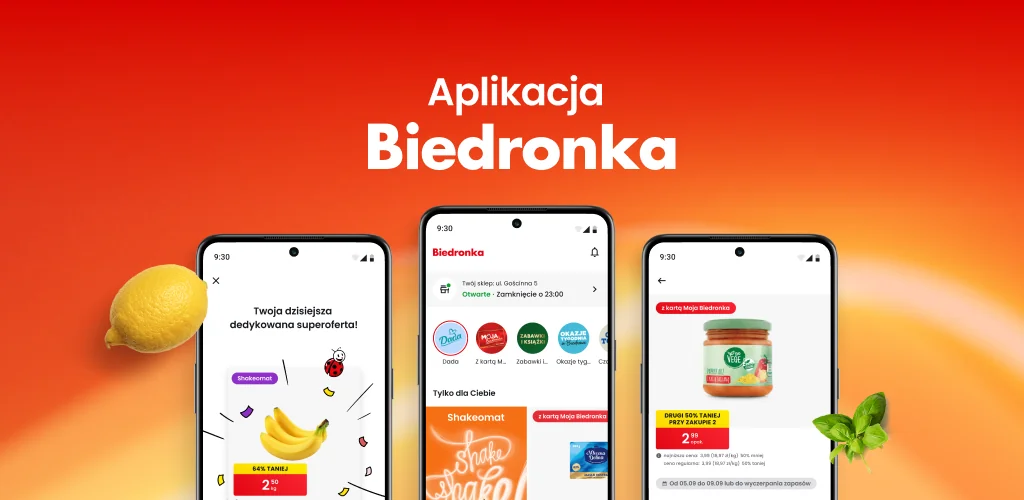 Biedronka - Shakeomat, gazetki 应用程序 Android 封面艺术