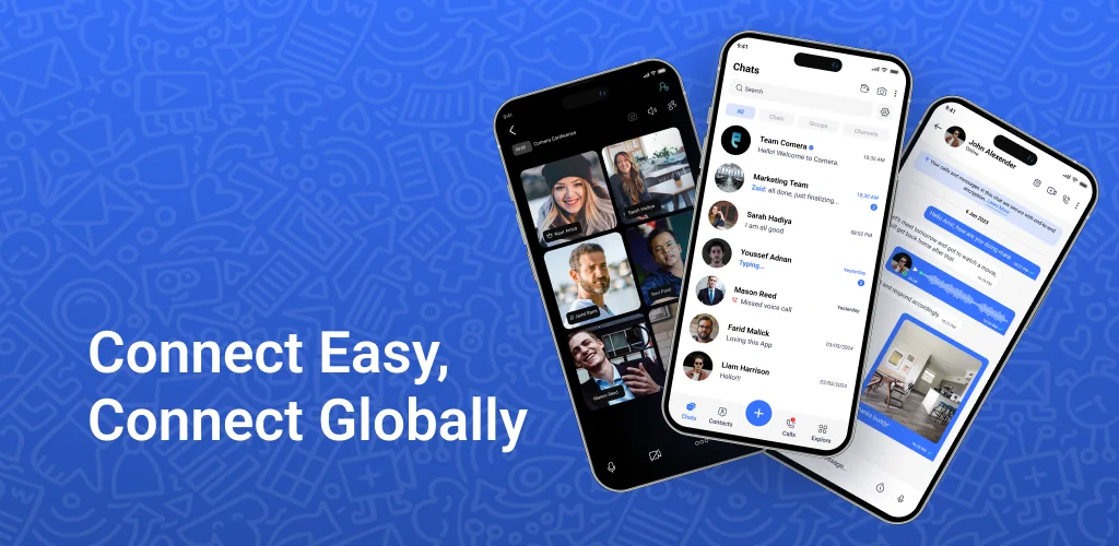 Comera - Video Calls & Chat app cover art for Android