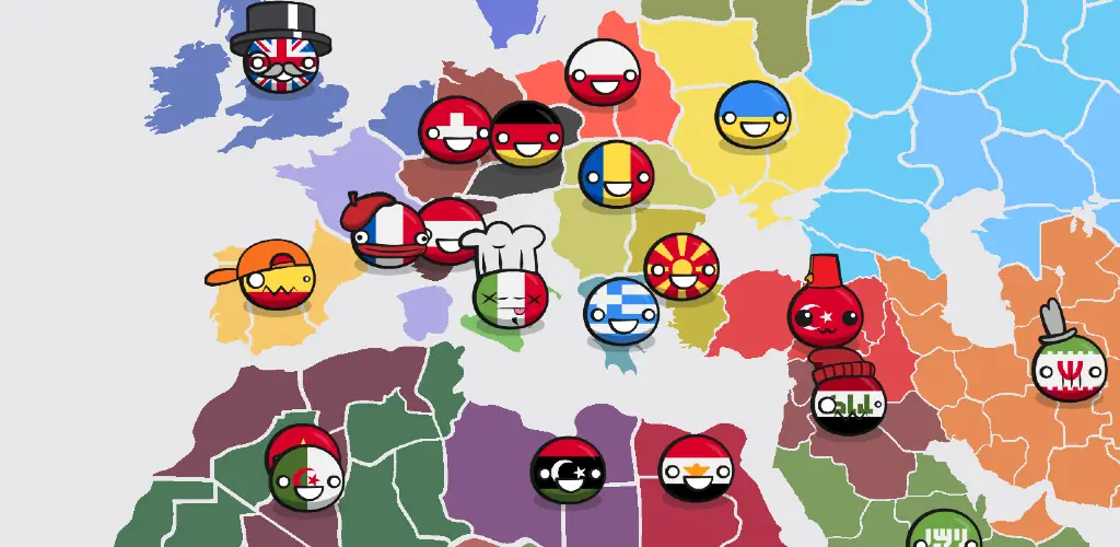 Country Balls: World War เกม ภาพปกสำหรับ Android