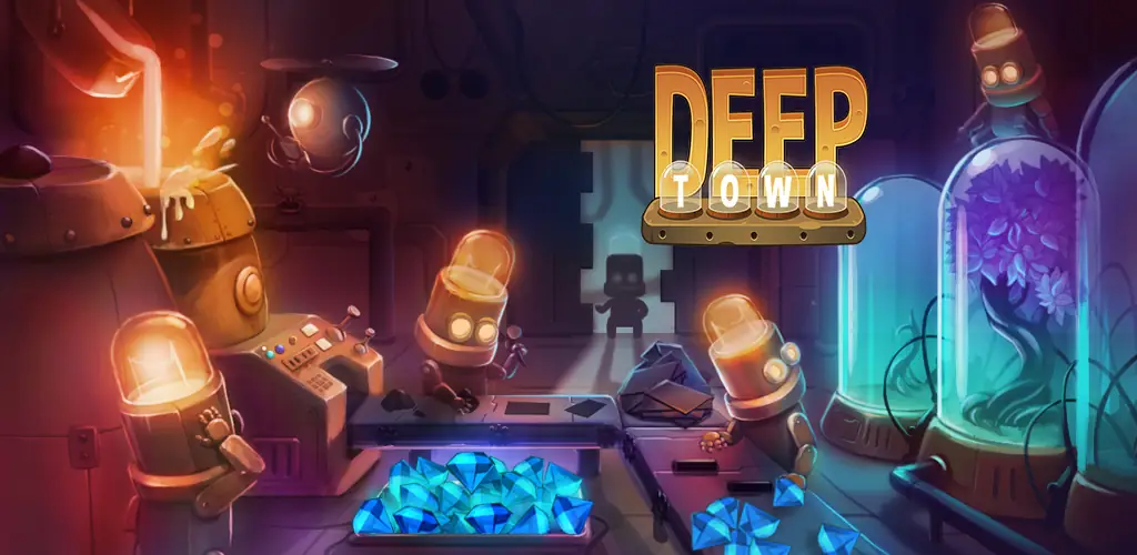 Deep Town: Idle Mining Shelter 游戏 Android 封面艺术