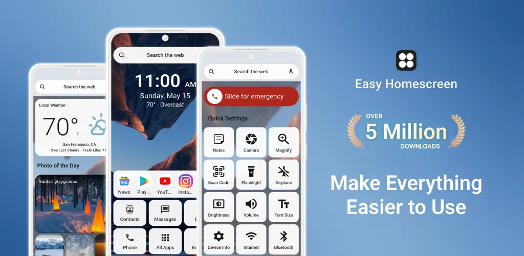 android용 Easy Homescreen 앱 커버 아트