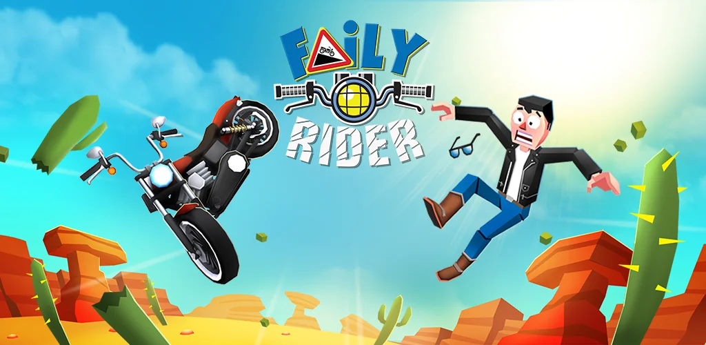 Faily Rider لعبة غلاف فني للأندرويد