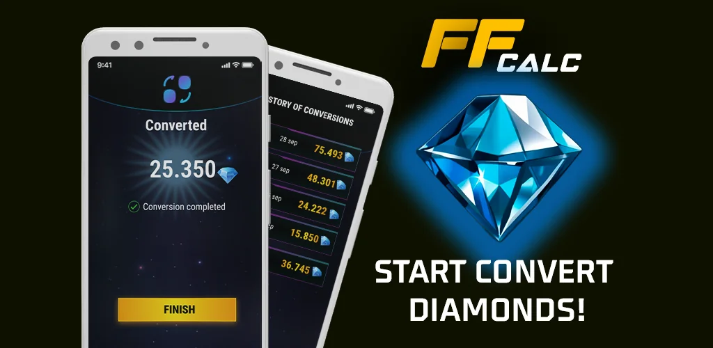 FFCalc | Diamonds Calc Convert aplicación carátulas para Android