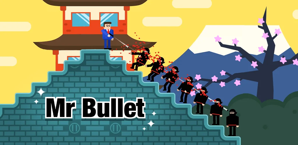 Mr Bullet - Puzzles d'espion jeu cover art for Android