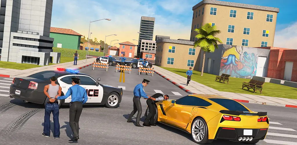 Police Simulator: Police Games Spiel Titelbild für Android