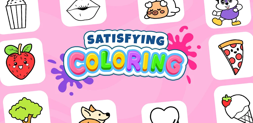 Satisfying Coloring játszma, meccs borítókép Androidhoz