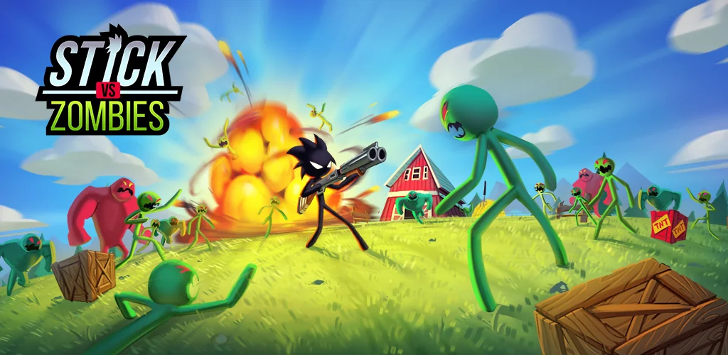 Stick vs Zombies 游戏 Android 封面艺术