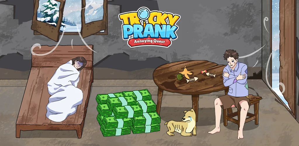 Tricky Prank: Annoying Quest juego carátulas para Android