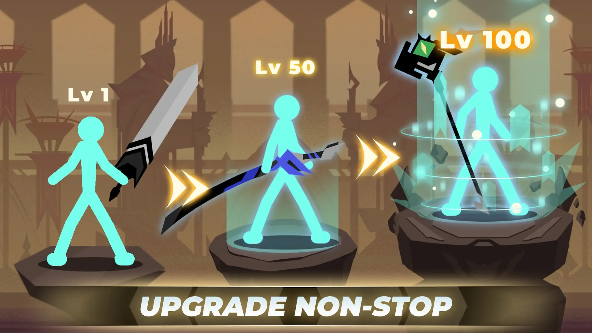 Epic Stickman: Idle RPG War képernyőkép 8