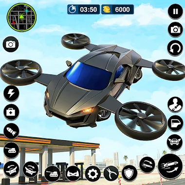 Flying Car Simulator: Car Game Icon