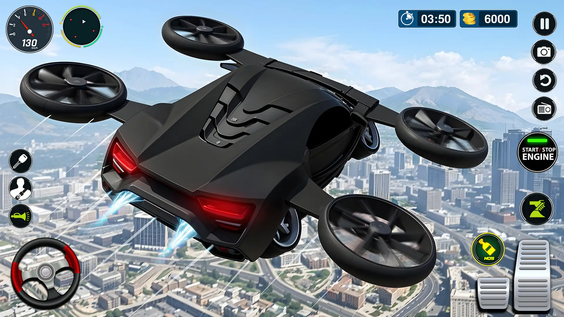 Screenshot Flying Car Simulator: Car Game 2