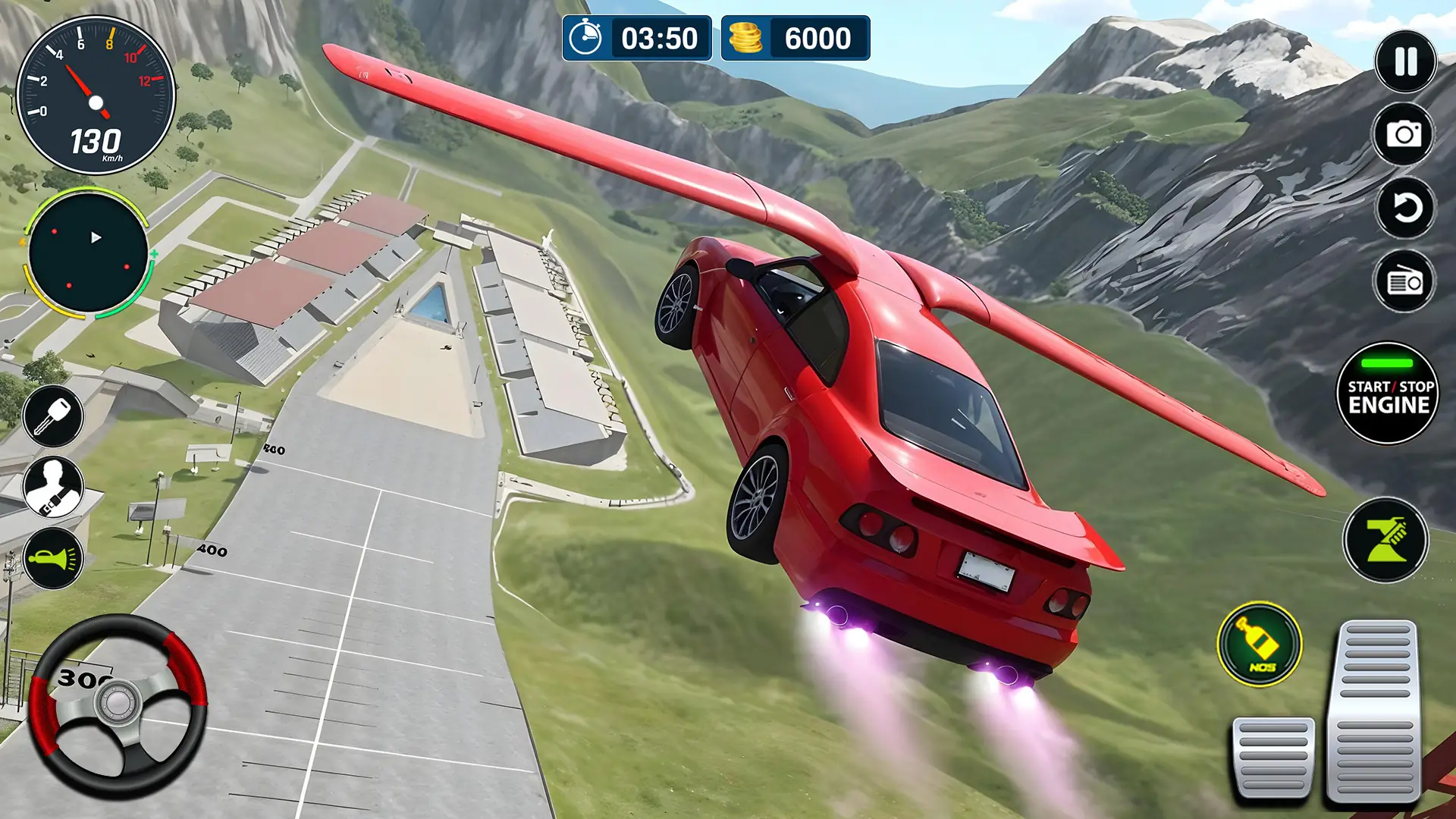 Screenshot Flying Car Simulator: Car Game 6