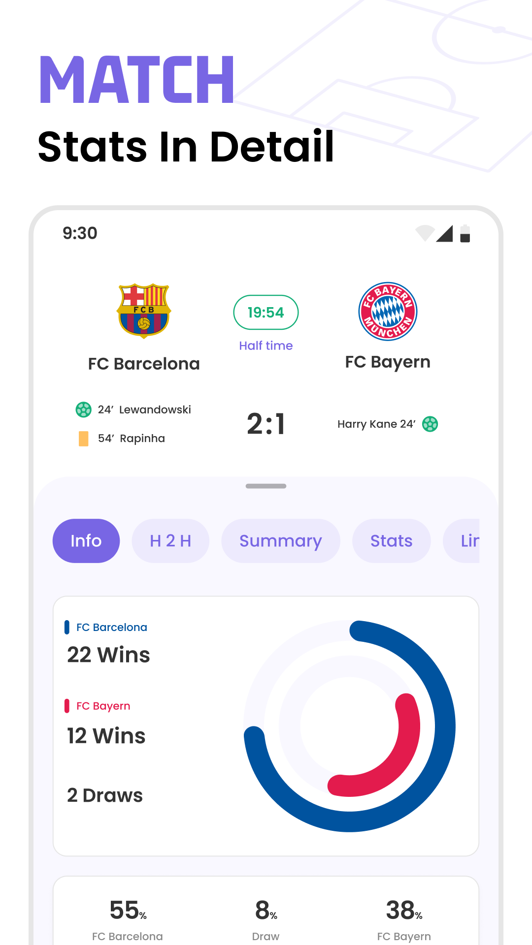 Captura de tela Soccer Live Scores: SnapGoal 3
