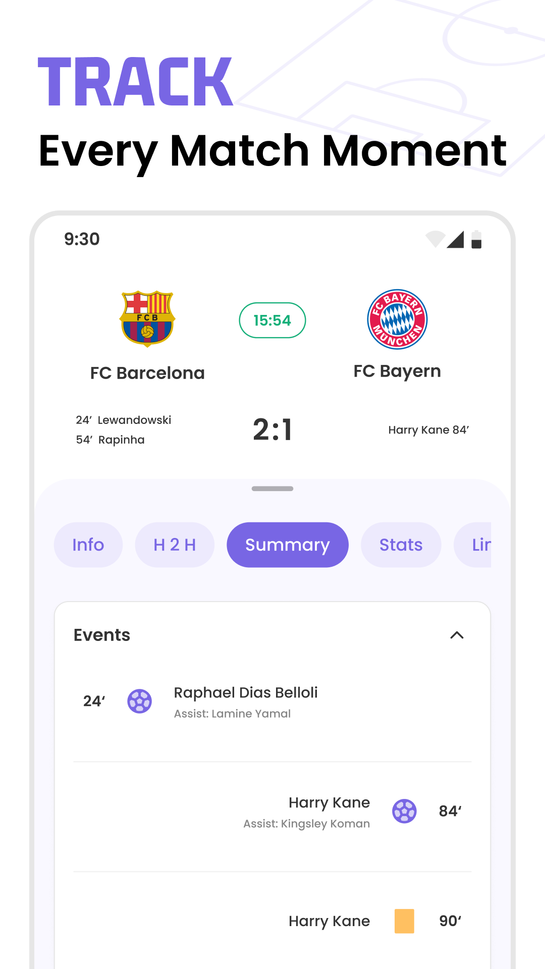 Captura de tela Soccer Live Scores: SnapGoal 4