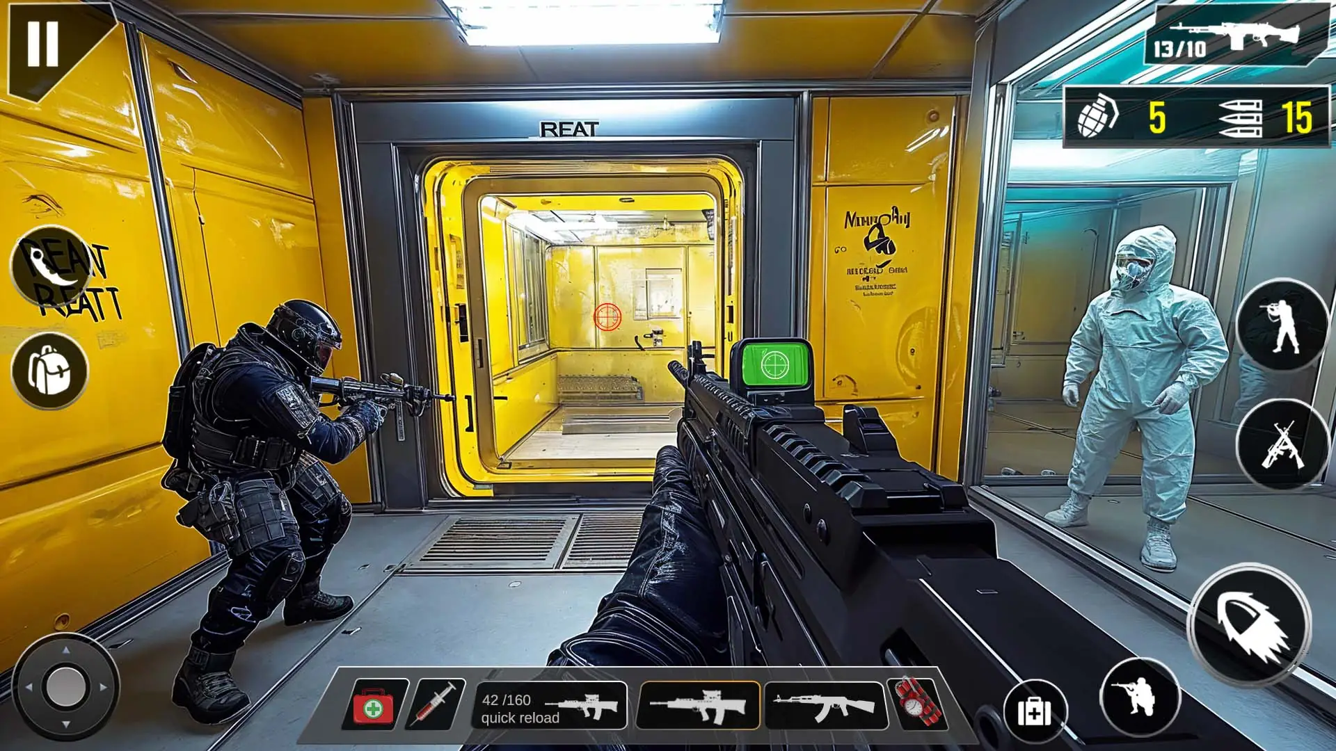 Ekran Görüntüsü Fps Komando Silah Oyunlar 3D 4
