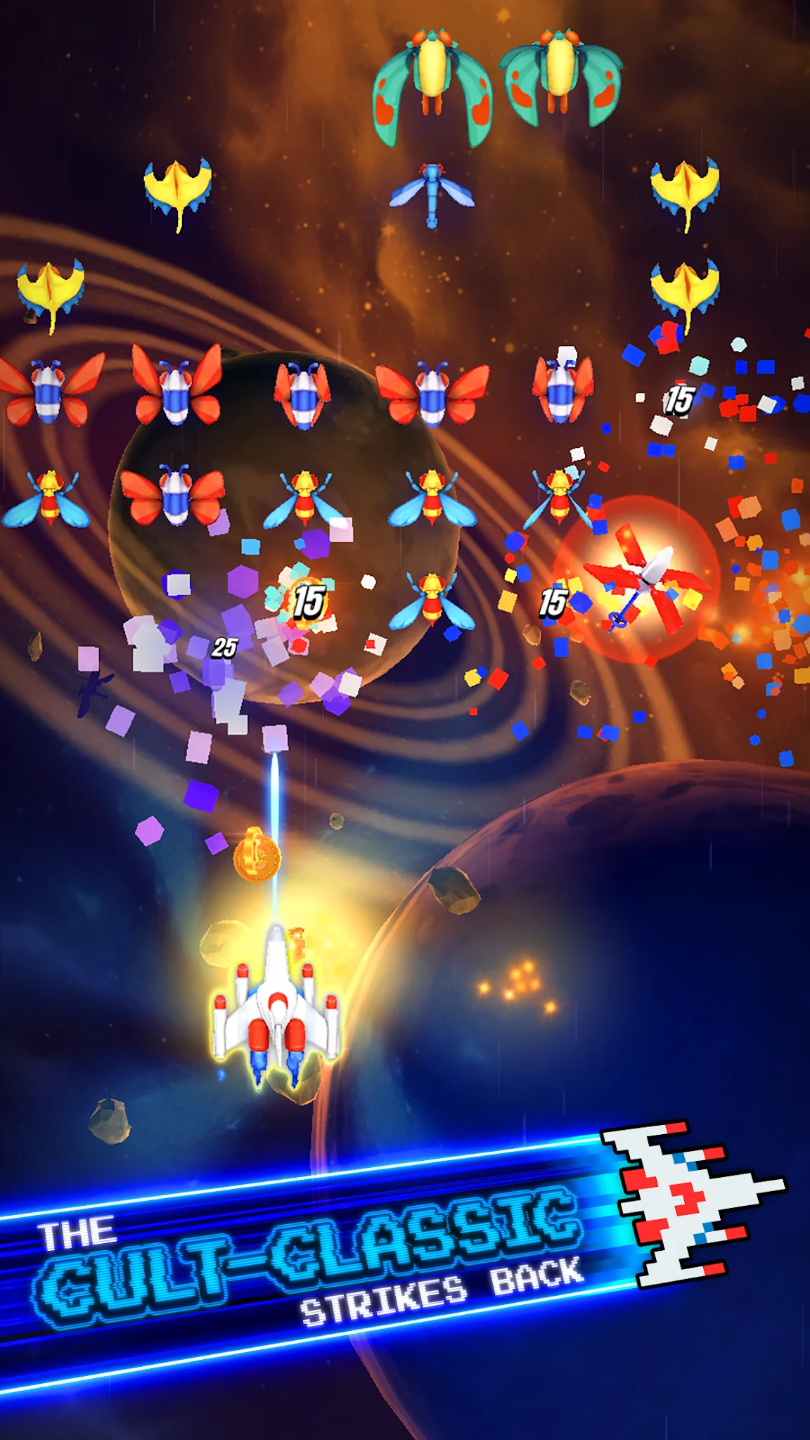 Zrzut ekranu Galaga Wars 1
