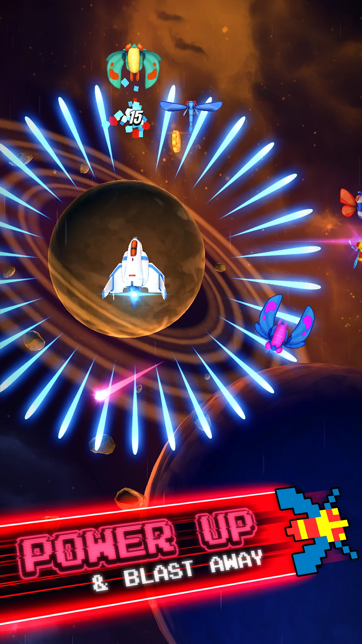 Zrzut ekranu Galaga Wars 5