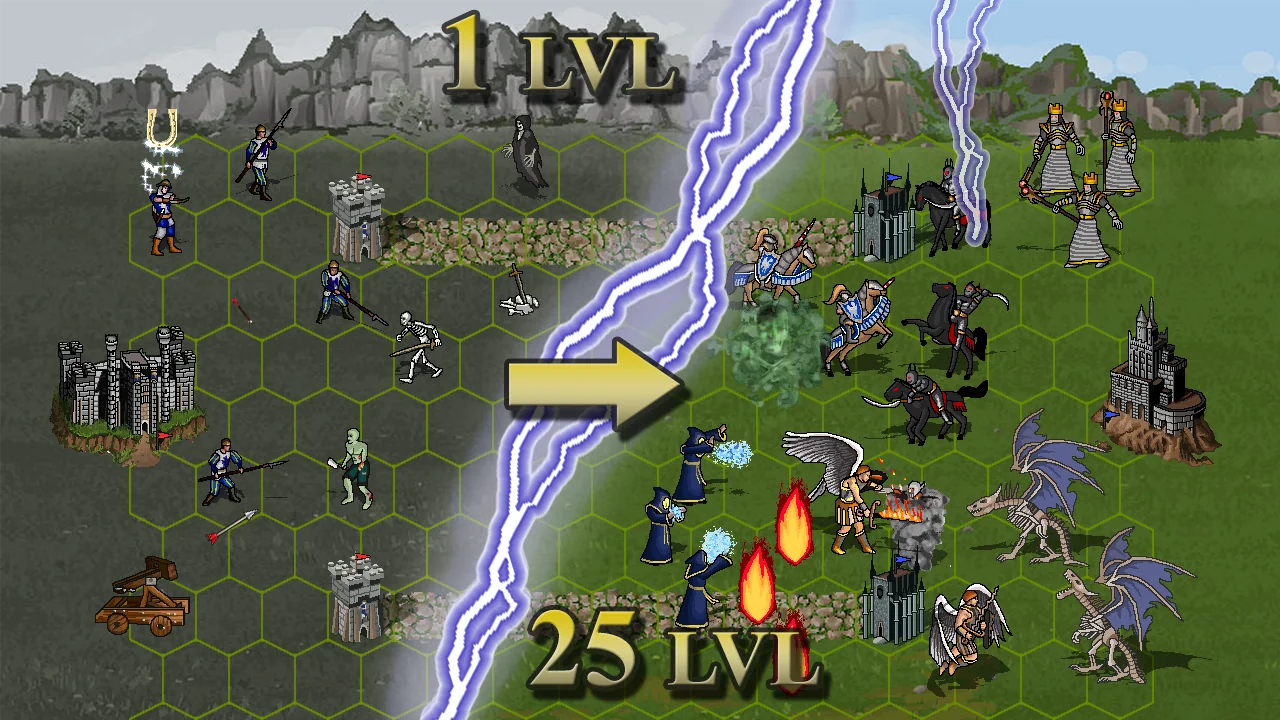 Capture d'écran Castle Fight Heroes 3: l'arène 6