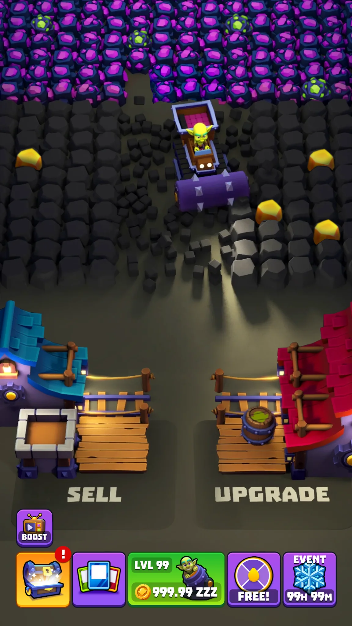Snímek obrazovky Gold and Goblins: Mining Games 7