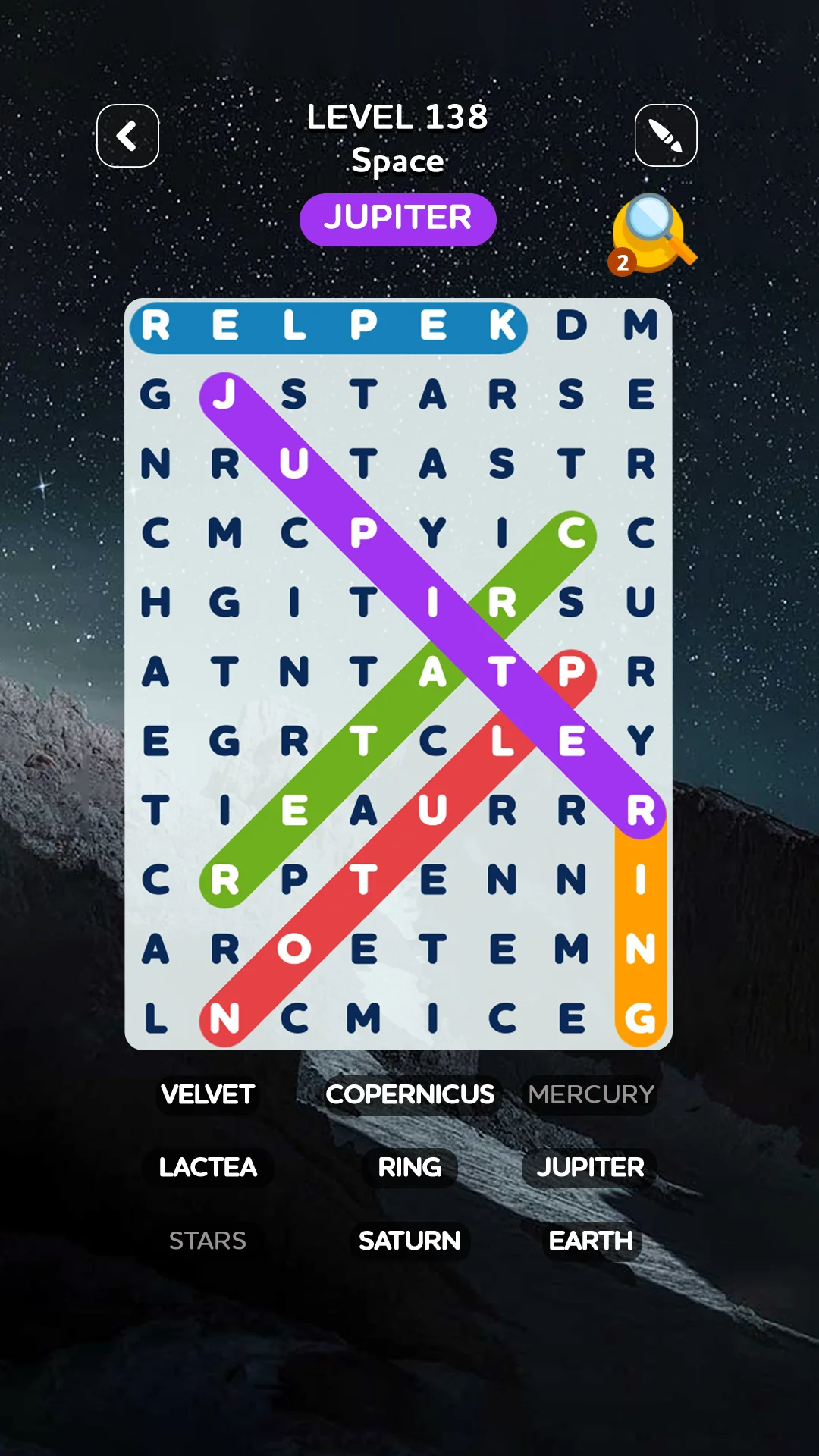 Zrzut ekranu Word Search 3
