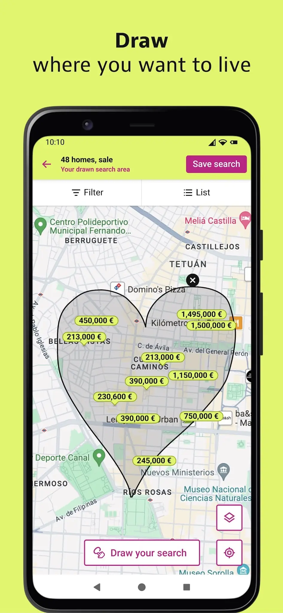 Capture d'écran idealista 2