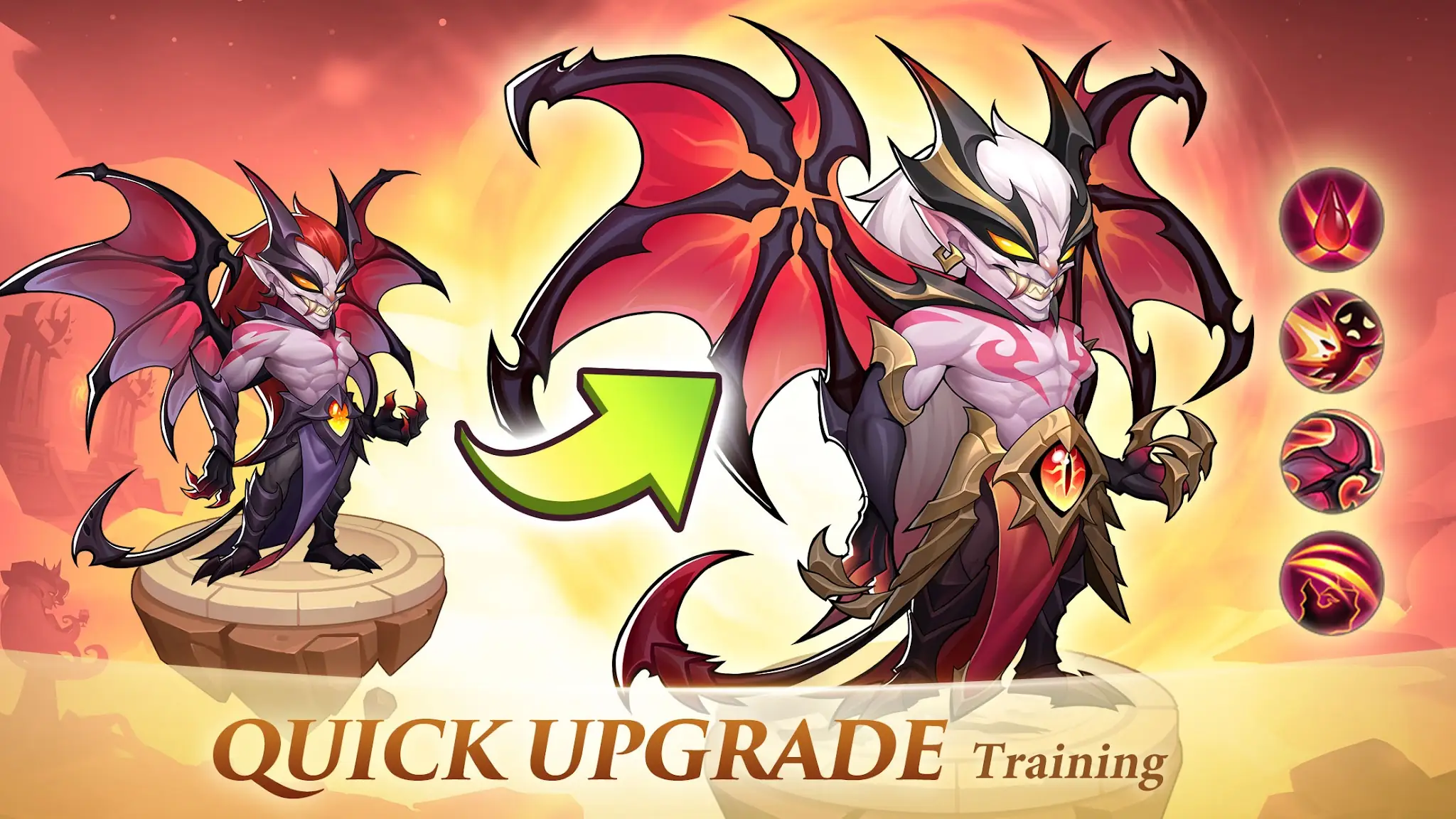Скриншот Idle Heroes 1