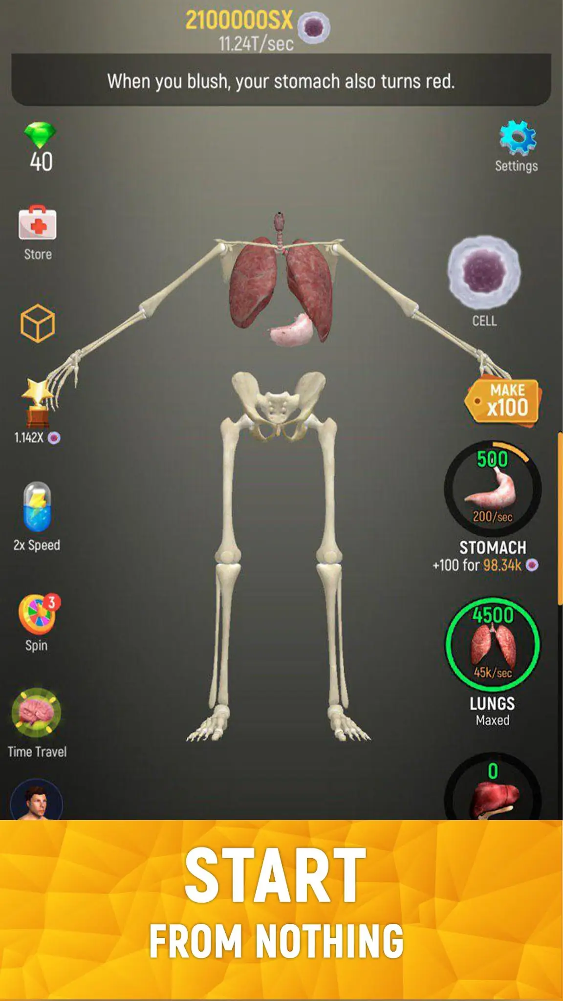 Captura de tela Idle Human 2
