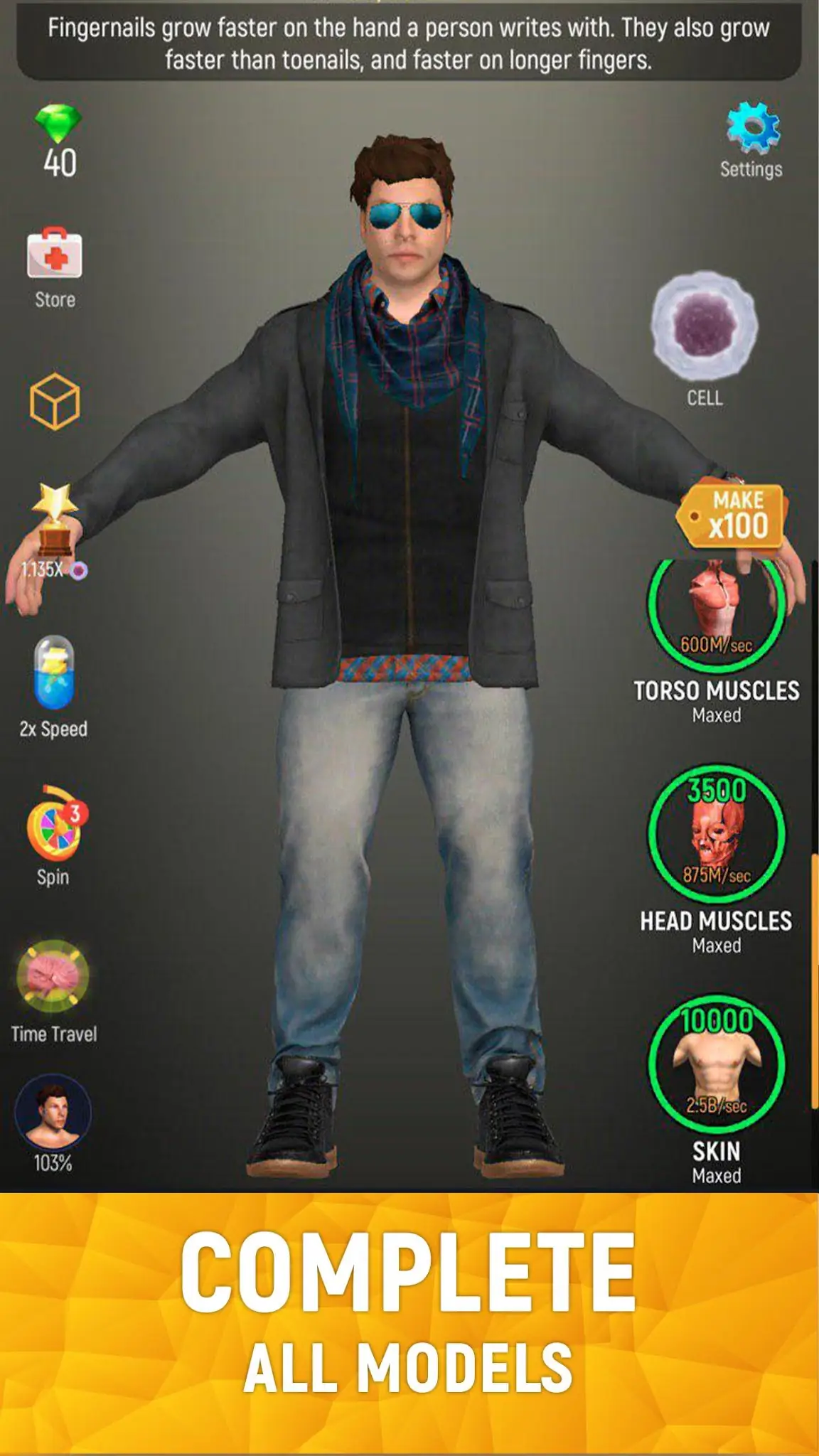 Captura de tela Idle Human 3