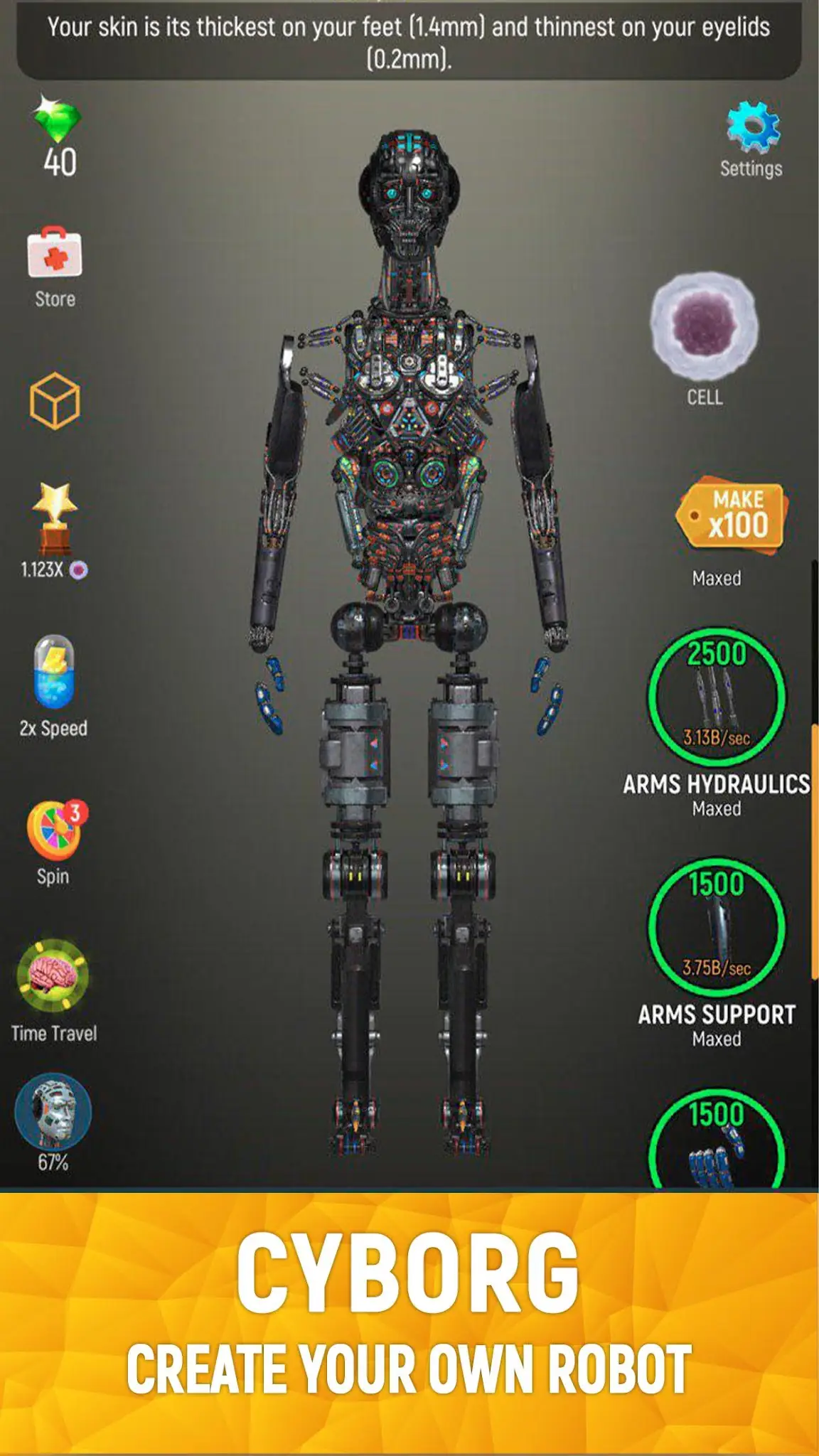 Captura de tela Idle Human 4